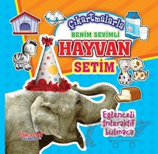Çıkartmalarla Benim Sevimli Hayvan Setim – Kolektif – Yumurcak Yayınları kitap kapağı
