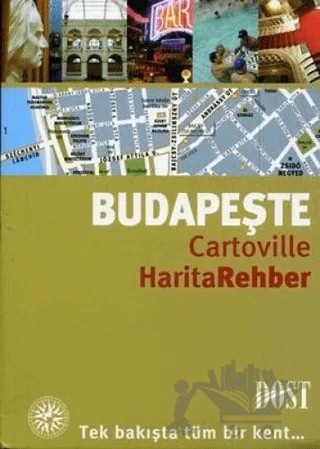 Budapeşte Cartoville Harita Rehber – Florence La Bruyere, Helene Le Tac – Dost Kitabevi Yayınları kitap kapağı
