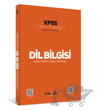 2025 KPSS Dil Bilgisi Konu Özetli Yeni Nesil Soru Bankası Tamamı Video Çözümlü – Kolektif – Marka Yayınları kitap kapağı