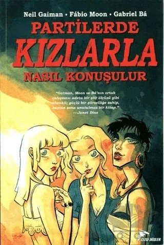 Partilerde Kızlarla Nasıl Konuşulur – Neil Gaiman – Çizgi Düşler Yayınevi kitap kapağı