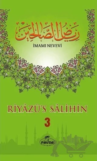 Riyazü's Salihin (3 Cilt Takım, Ciltli, 2. Hamur) – İmam Nevevi – Ravza Yayınları kitap kapağı