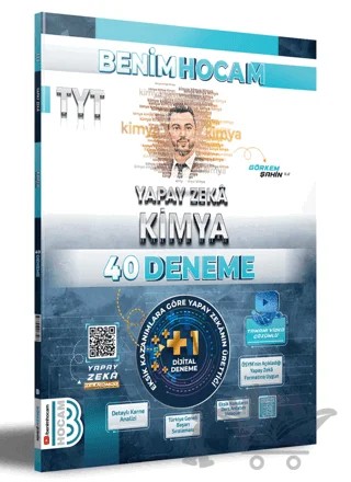 TYT Yapay Zeka Kimya 40 Deneme Benim Hocam Yayınları – Görkem Şahin – Benim Hocam Yayınları kitap kapağı