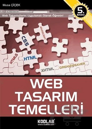 Web Tasarım Temelleri – Musa Çiçek – Kodlab Yayın Dağıtım kitap kapağı