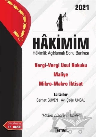 Hakimim - Hakimlik Açıklamalı Soru Bankası 2021 – Çağrı Ünsal, Serhat Güven – Temsil Kitap kitap kapağı