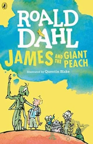 James and the Giant Peach – Roald Dahl – Puffin Books kitap kapağı