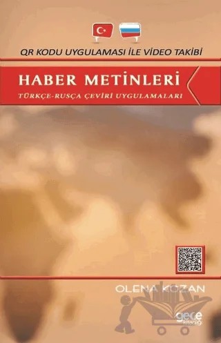 Qr Kodu Uygulaması ile Video Takibi Haber Metinleri – Olena Kozan – Gece Kitaplığı kitap kapağı