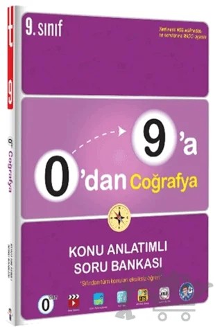 0'dan 9'a Coğrafya Konu Anlatımlı Soru Bankası – Kolektif – Tonguç Akademi kitap kapağı