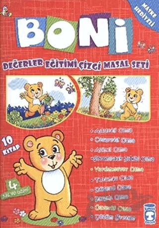 Boni Değerler Eğitimi Seti (10 Kitap Takım) – Kolektif – Timaş Çocuk kitap kapağı