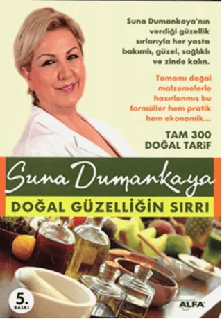 Doğal Güzelliğin Sırrı – Suna Dumankaya – Alfa Yayınları kitap kapağı