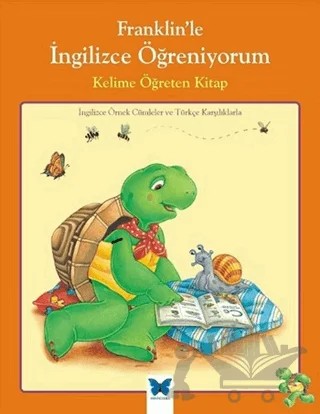 Franklin'le İngilizce Öğreniyorum – M. Ed, Rosemarie Shannon – Mavi Kelebek Yayınları kitap kapağı