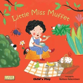 Little Miss Muffet – Barbara Nascimbeni – Child's Play kitap kapağı