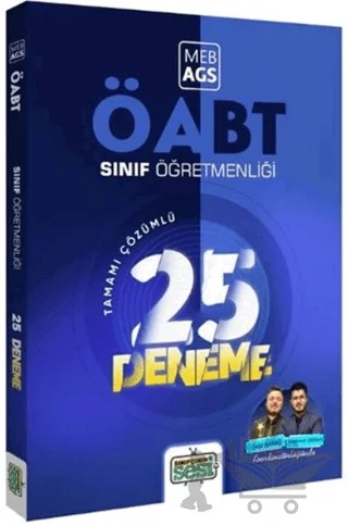 Sınıfçının Sesi ÖABT MEB AGS Sınıf Öğretmenliği 25 Deneme – Onur Babaç, Mehmet Çoban – Sınıfçının Sesi TV kitap kapağı