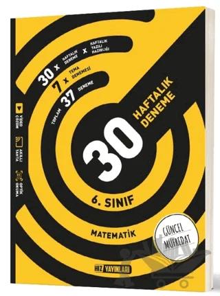 6. Sınıf Matematik 30 Haftalık Kazanım Denemeleri