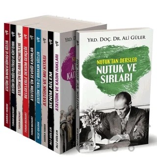 Anıtkabir Kütüphanesi Seti (10 Kitap Set) – Ali Güler, Harika Yamak, Neşe Işıldak, Turan Bozkurt – Halk Kitabevi kitap kapağı