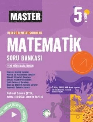 5. Sınıf Master Matematik Soru Bankası – Mehmet Sercan Çetin – Okyanus Yayınları kitap kapağı
