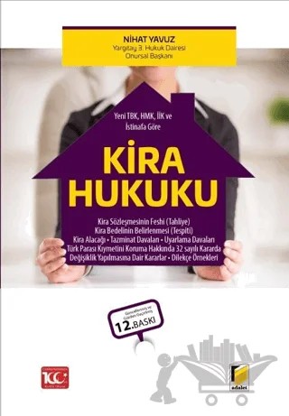 Kira Hukuku – Nihat Yavuz – Adalet Yayınevi kitap kapağı