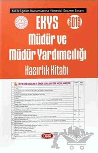 EKYS 2019 Müdür ve Müdür Yardımcılığı Hazırlık Kitabı – Kolektif – Data Yayınları kitap kapağı
