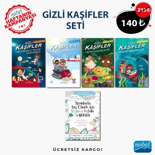 GİZLİ KAŞİFLER SET – SJ King – Haftanın Kampanyası kitap kapağı