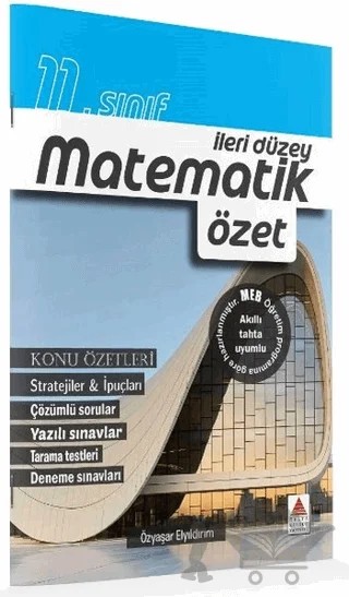 11. Sınıf İleri Düzey Matematik Özet – Özyaşar Elyıldırım – Delta Kültür Yayınevi kitap kapağı