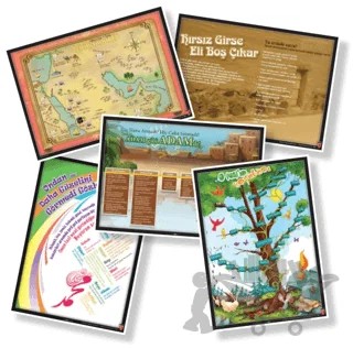 Peygamberimi Tanıyorum Posterleri (5'li Set) – Kolektif – EDAM kitap kapağı