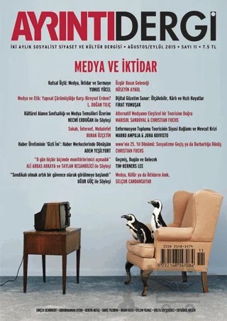 Ayrıntı Dergisi Sayı: 11 Ağustos-Eylül 2015 – Ayrıntı Dergi kitap kapağı