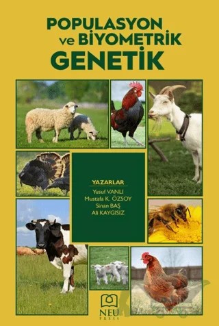 Popülasyon ve Biyometrik Genetik – Yusuf Vanlı, Ali Kaygısız, Mustafa K. Özsoy, Sinan Baş – Necmettin Erbakan Üniversitesi Yayınları kitap kapağı