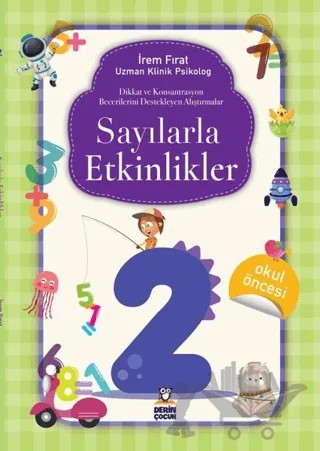 Sayılarla Etkinlikler - 2 – İrem Fırat – Derin Çocuk Yayınları kitap kapağı