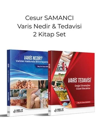 Cesur Samancı Varis Nedir & Tedavisi 2 Kitap Set – Nobel Tıp Kitabevleri kitap kapağı