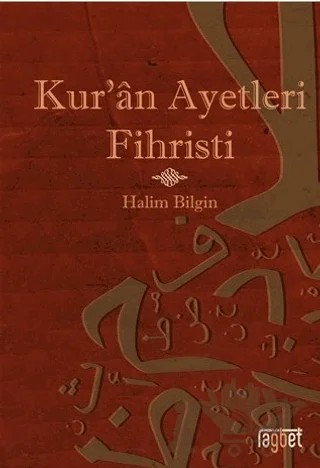 Kur'an Ayetleri Fihristi – Halim Bilgin – Rağbet Yayınları kitap kapağı
