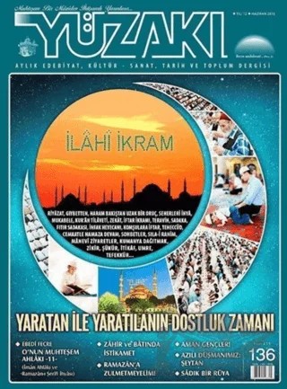 Yüzakı Aylık Edebiyat, Kültür, Sanat, Tarih ve Toplum Dergisi / Sayı:136 Haziran 2016 – Yüzakı Yayıncılık kitap kapağı
