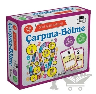 Çarpma Bölme 7 - 8 Yaş Dört İşlem Kartlar – Kolektif – Teleskop Popüler Bilim kitap kapağı
