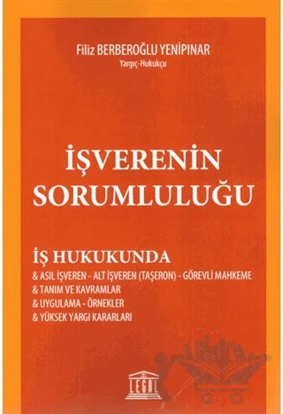 İşverenin Sorumluluğu – Filiz Berberoğlu Yenipınar – Legal Yayıncılık kitap kapağı