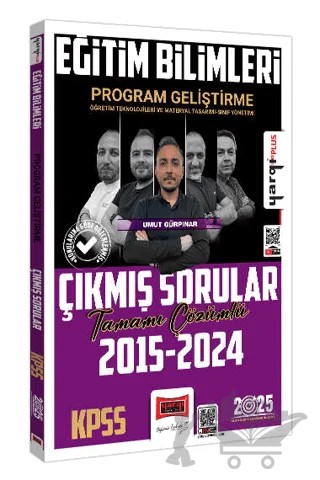 2025 KPSS Eğitim Bilimleri Program Geliştirme Öğretim Teknolojileri ve Materyal Tasarımı - Sınıf Yönetimi Tamamı Çözümlü Çıkmış Sorular – Umut Gürpınar – Yargı Yayınevi kitap kapağı