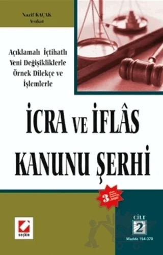 İcra ve İflas Kanunu Şerhi – Nazif Kaçak – Seçkin Yayıncılık kitap kapağı