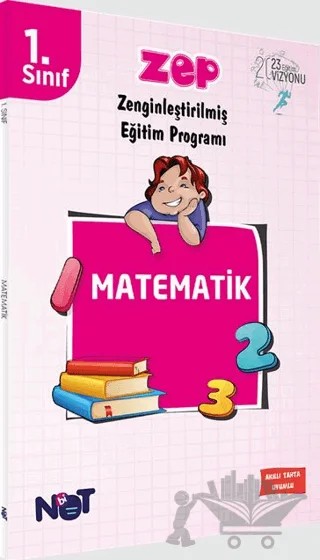 1. Sınıf Zep - Zenginleştirilmiş Eğitim Programı Matematik – Kolektif – Bi Not Yayınları kitap kapağı