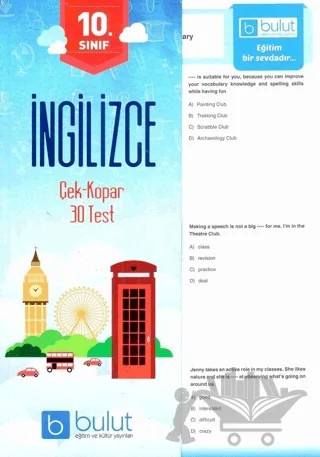10. Sınıf İngilizce Yaprak Test – Kolektif – Bulut Eğitim ve Kültür Yayınları kitap kapağı