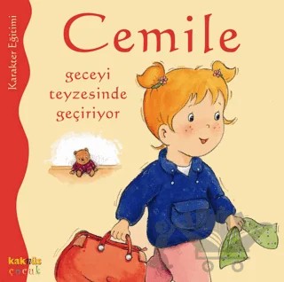 Cemile Geceyi Teyzesinde Geçiriyor – Aline de Petingy – Kaknüs Yayınları kitap kapağı