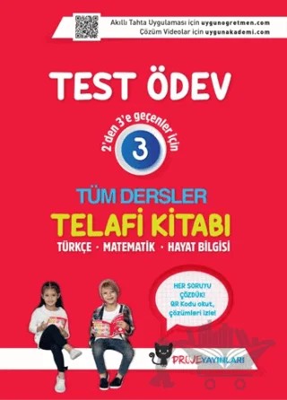 3. Sınıf Telafi Kitabı – Kolektif – Proje Yayınları kitap kapağı