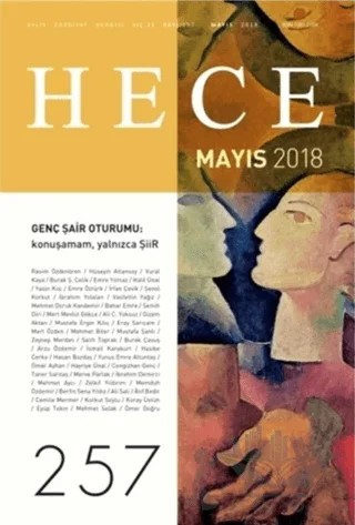 Hece Aylık Edebiyat Dergisi Sayı: 257 - Mayıs 2018 – Hece Dergisi kitap kapağı