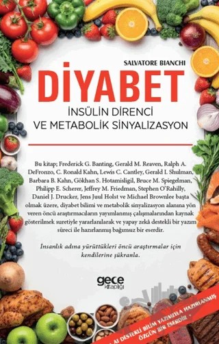 Diyabet – Frederick G. Banting, Gerald M. Reaven, Ralph A. DeFronzo, C. Ronald Kahn, Lewis C. Cantley, Gerald I. Shulman – Gece Kitaplığı kitap kapağı
