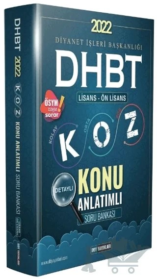 2022 DHBT Koz Lisans Önlisans Konu Anlatımlı Soru Bankası – Kolektif – DDY Yayınları kitap kapağı