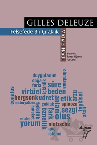Gilles Deleuze: Felsefede Bir Çıraklık – Michael Hardt – Otonom Yayıncılık kitap kapağı