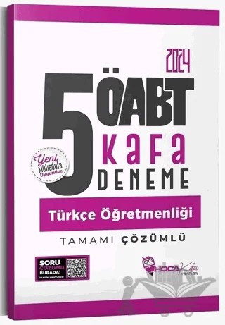 2024 ÖABT Türkçe Öğretmenliği 5 Kafa Deneme Çözümlü – Kolektif – Hoca Kafası Yayınları kitap kapağı