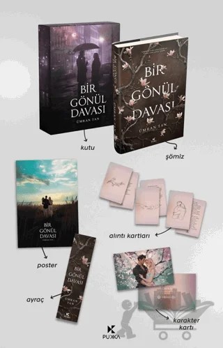 Bir Gönül Davası (Kutulu Set) – Ümran Tan – Pukka Yayınları kitap kapağı