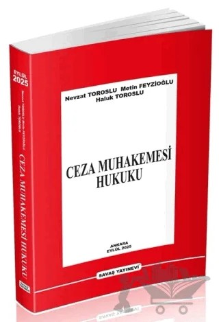 Ceza Muhakemesi Hukuku – Nevzat Toroslu, Metin Feyzioğlu, Haluk Toroslu – Savaş Yayınevi kitap kapağı