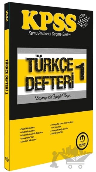 KPSS Türkçe Defteri 1 – Kolektif – Tasarı Eğitim Yayınları kitap kapağı
