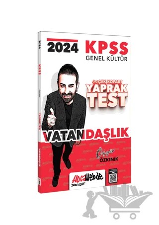 2024 KPSS GK Vatandaşlık Yaprak Test – Özgür Özkınık – HocaWebde Yayınları kitap kapağı