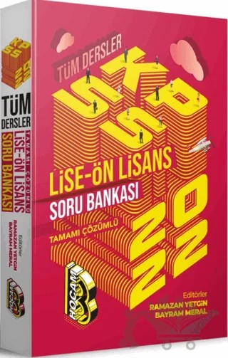 KPSS Lise Ön Lisans Tamamı Çözümlü Tüm Dersler Soru Bankası – Bayram Meral, Ramazan Yetgin – Benim Hocam Yayınları kitap kapağı