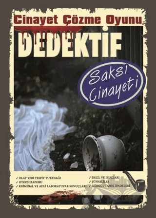 Cinayet Çözme Oyunu Dedektif - Saksı Davası – Kollektif – MT Dedektiflik kitap kapağı