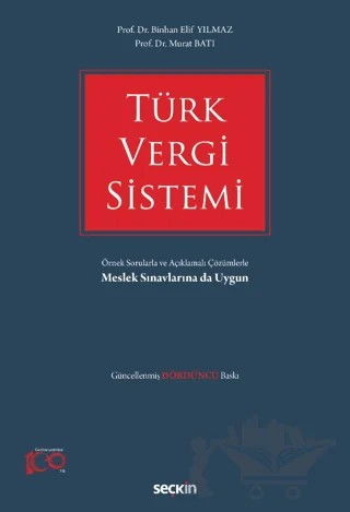 Türk Vergi Sistemi – Binhan Elif Yılmaz, Murat Batı – Seçkin Yayıncılık kitap kapağı